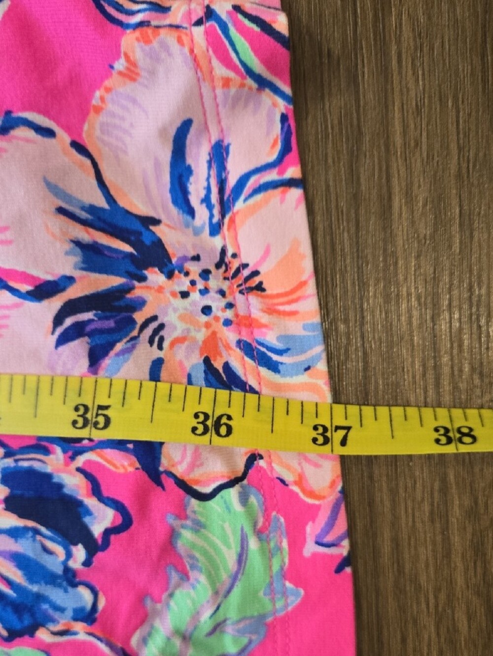Lilly Pulitzer Carmella Dress Fit And Flare "Pink Isle/Last Bud Not Least" Sz 14 - Picture 11 of 11